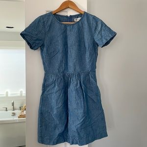 Madewell Denim Shortsleeved Dress